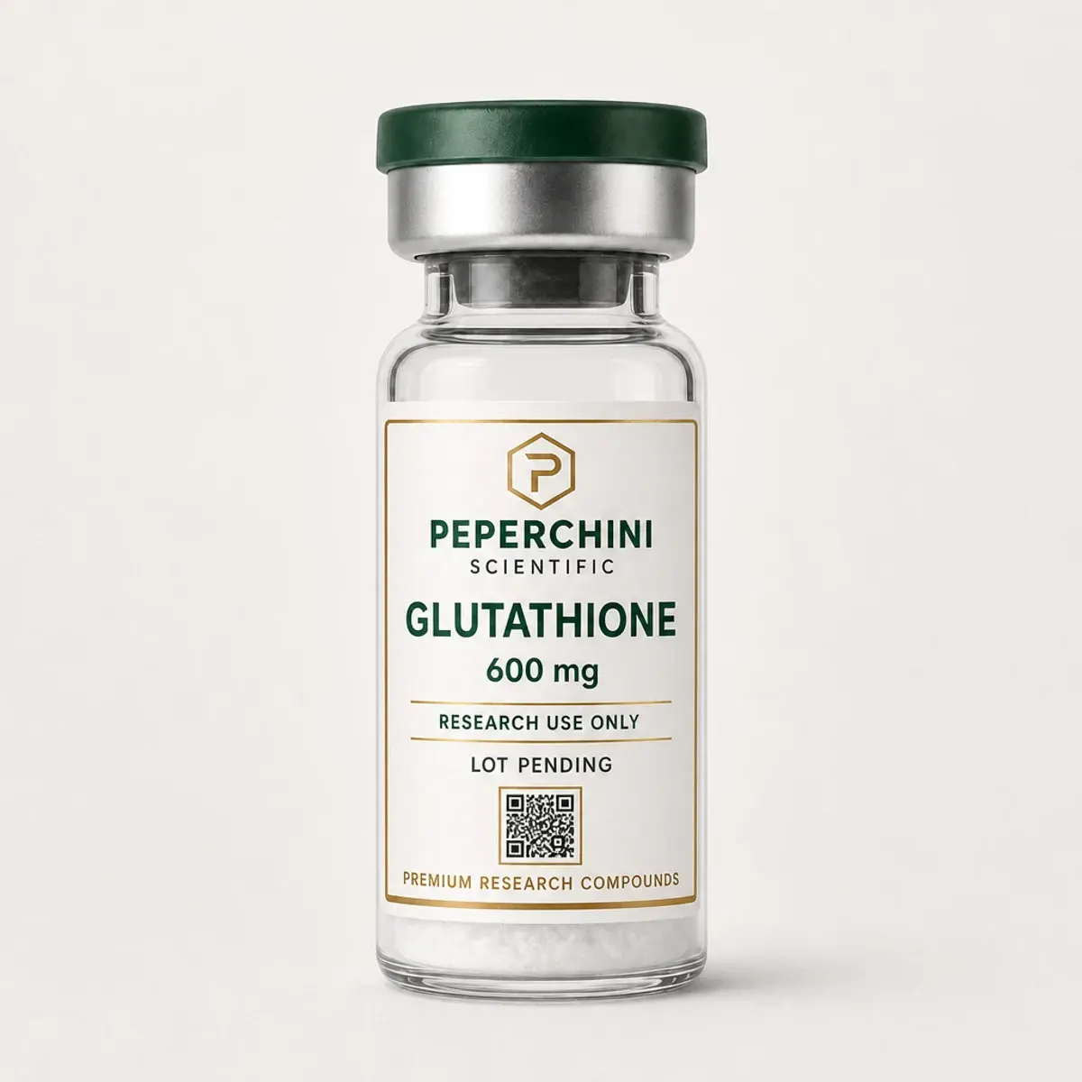 Glutathione — 600 mg research material vial