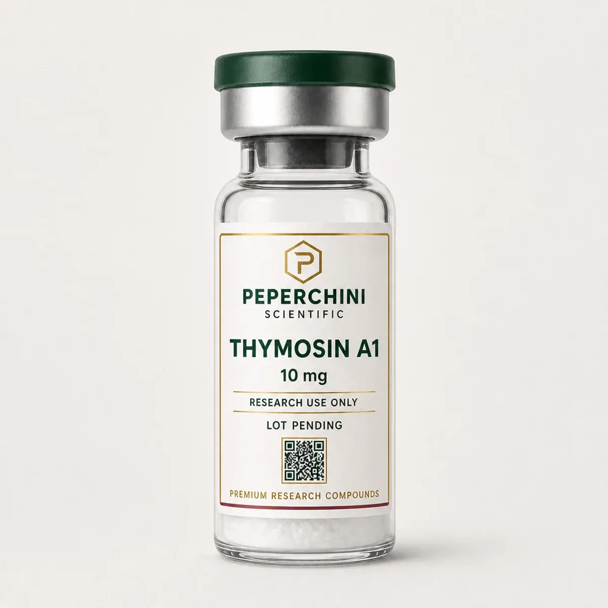 Thymosin Alpha-1 — 10 mg research material vial