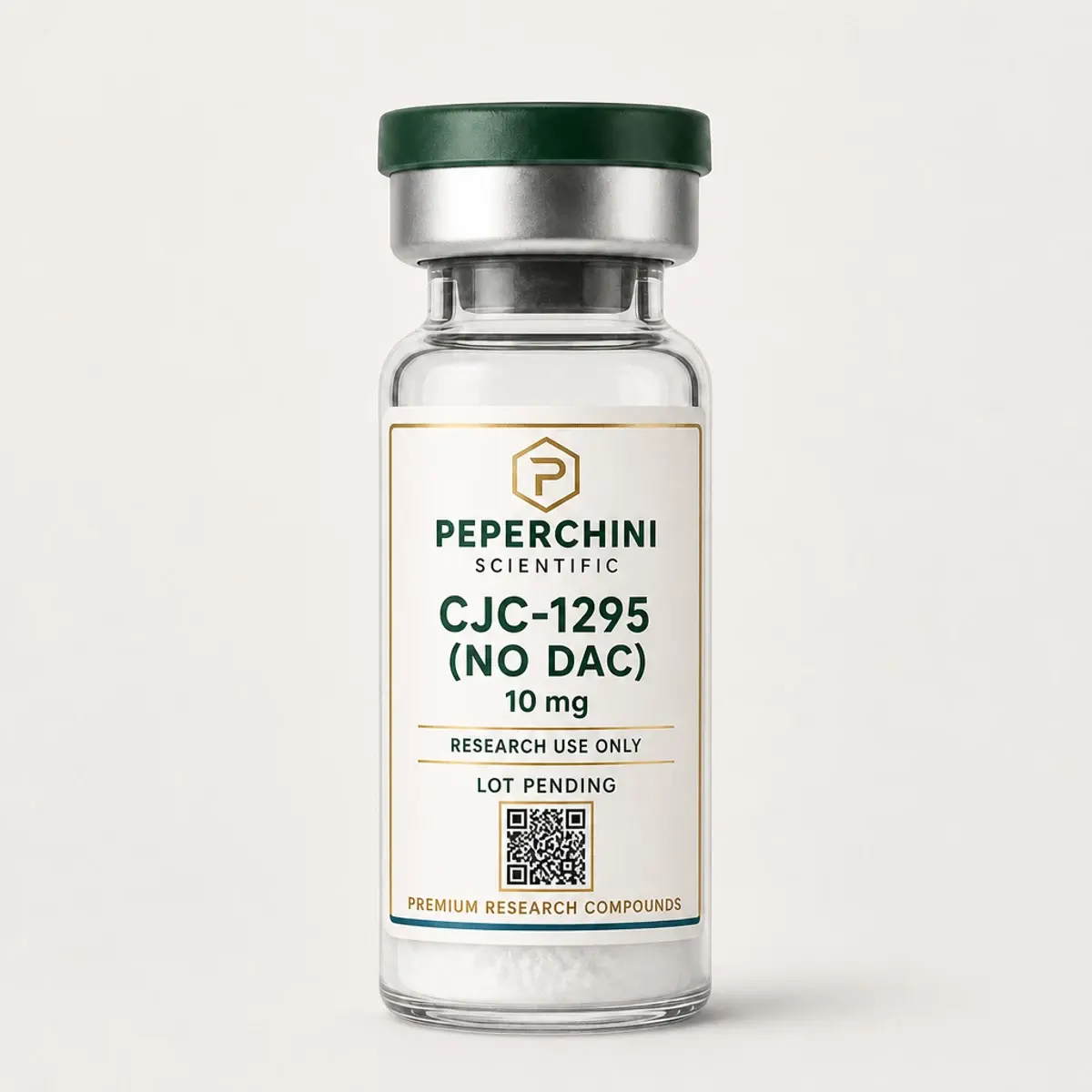 CJC-1295 (no DAC) — 10 mg research material vial